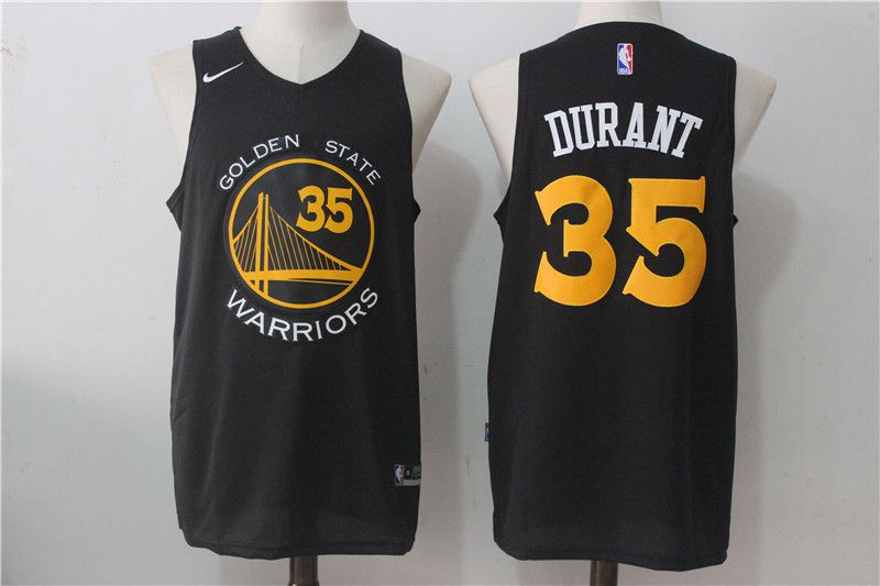 Men Golden State Warriors #35 Kevin Durant Black NBA Jerseys->->NBA Jersey